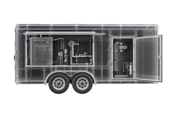 X-ray style drawing of the eMACS trailer